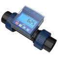 1/2" NPT Polypropylene TKB Series Battery-Operated In-Line Paddle Wheel Flow Meter
