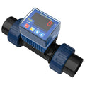 1/2" NPT Polypropylene TKS Series Digital In-Line Paddle Wheel Flow Meter with Relay & Pulse