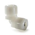 1/2" Nom. Tube OD x 1/2" Nom. Tube OD Parker Union Elbow White Nylon Fitting
