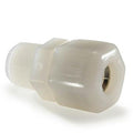 5/8" Nom. Tube OD x 1/2" Male NPTF White Nylon Male Connector