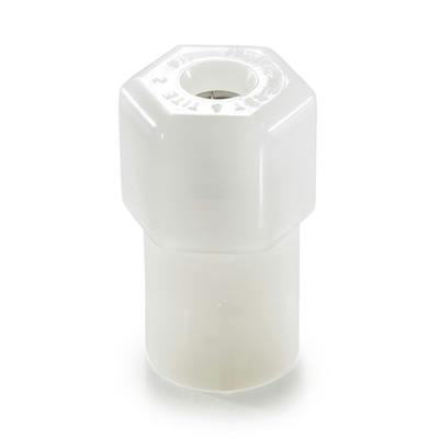 5/8" Nom. Tube OD x 1/2" Female NPTF White Nylon Female Connector