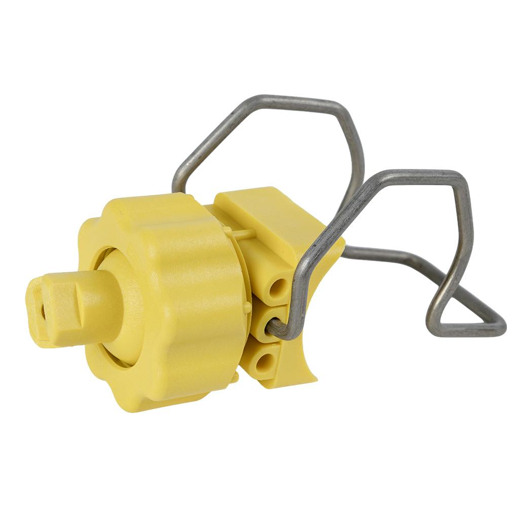 0.167 Orifice, 1-1/4" Pipe Size, Spray on Nozzle with Light Yellow Ball Color