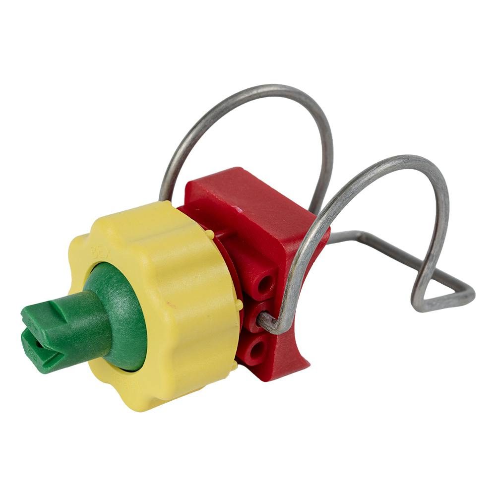 0.149 Orifice, 1-1/2" Pipe Size, Spray on Nozzle with Light Green Ball Color