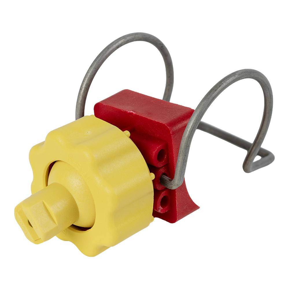 0.167 Orifice, 1-1/2" Pipe Size, Spray on Nozzle with Light Yellow Ball Color