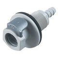 3/8" In-Line Hose Barb EFC Series Bulkhead Panel Mount Body - Shutoff (Insert Sold Separately)
