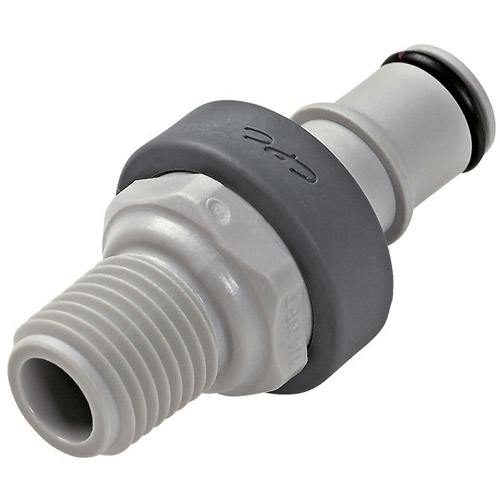 1/4" NPT NS4 Series Polypropylene Non-Spill Coupling Insert (Body Sold Separately)