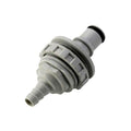 1/4" ID Panel Mount Hose Barb NS4 Series Polypropylene Non-Spill Coupling Insert (Body Sold Separately)