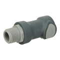 1/2" NPT NS6 Series Polypropylene Non-Spill Coupling Body (Insert Sold Separately)