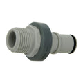 1/2" NPT NS6 Series Polypropylene Non-Spill Coupling Insert (Body Sold Separately)