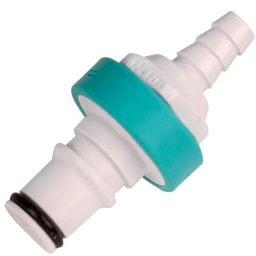 1/4" ID In-Line Hose Barb NS4 Series ABS Non-Spill Coupling Insert (Body Sold Separately)