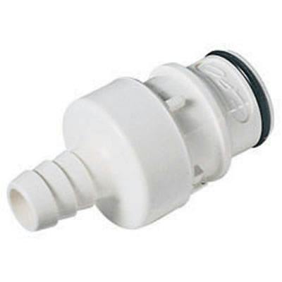 1/2" In-Line Hose Barb HFC 35 Series Polysulfone Coupling Insert - Straight Thru (Body Sold Separately)