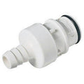 3/4" In-Line Hose Barb HFC 35 Series Polysulfone Coupling Insert - Straight Thru (Body Sold Separately)