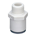1/2" OD Push-to-Connect x 3/8" MNPTF White Nylon LIQUIfit® Male Connector