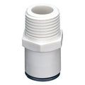 1/2" OD Push-to-Connect x 1/2" MNPTF White Nylon LIQUIfit® Male Connector