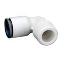 3/8" OD Push-to-Connect x 3/8" MNPTF White Nylon LIQUIfit® Fixed Elbow