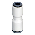 1/4" OD Push-to-Connect x 5/16" OD Push-to-Connect White Nylon LIQUIfit® Union Connector