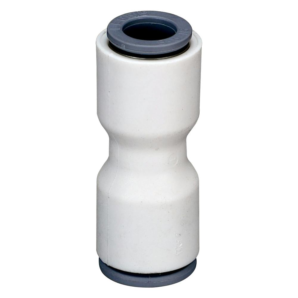 3/8" OD Push-to-Connect x 5/16" OD Push-to-Connect White Nylon LIQUIfit® Union Connector