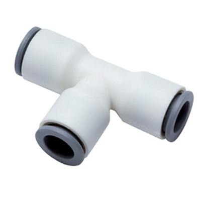 1/2" OD Push-to-Connect Run x 1/2" OD Push-to-Connect Stem White Nylon LIQUIfit® Union Tee