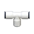 3/8" OD Push-to-Connect Run x 1/4" OD Push-to-Connect Stem White Nylon LIQUIfit® Union Tee