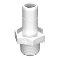 1/2" OD Stem x 3/8" MNPTF White Nylon LIQUIfit® Stem Adapter