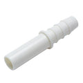 1/2" OD Stem x 3/8" Hose Barb White Nylon LIQUIfit® Hose Stem