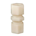 1/2" OD Compression x 1/2" OD Compression Polypropylene JACO Union Connector