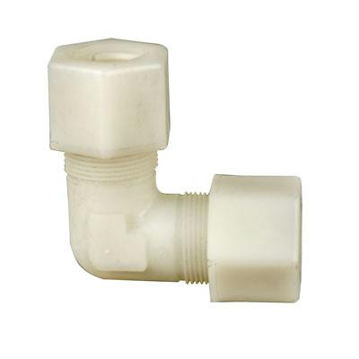 7/8" OD Compression x 7/8" OD Compression Kynar® PVDF JACO Union Elbow with Plastic Gripper