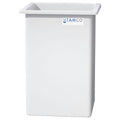184 Gallon Natural LLDPE Rectangular Tamco® Heavy-Duty Tank with External Flange - 30" L x 30" W x 48" Hgt. (Cover Sold Separately)
