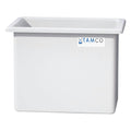 112 Gallon Natural LLDPE Rectangular Tamco® Heavy-Duty Tank with External Flange - 36" L x 24" W x 30" Hgt. (Cover Sold Separately)