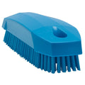 Blue Polypropylene Vikan® Hand & Nail Brush with Stiff Polyester Bristles