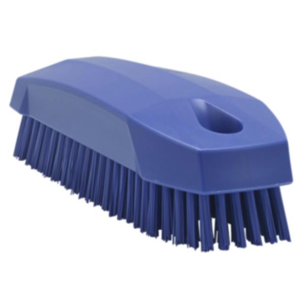 Purple Polypropylene Vikan® Hand & Nail Brush with Stiff Polyester Bristles