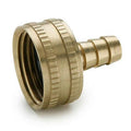 3/4" FGHT x 1/4" Hose Barb Brass Garden Hose Fitting