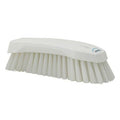 White Polypropylene Vikan® Scrub Brush with Stiff Polyester Bristles