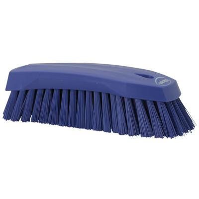 Purple Polypropylene Vikan® Scrub Brush with Stiff Polyester Bristles