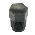 1/8" NPT Black HDPE Plug