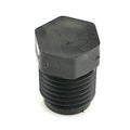 1/4" NPT Black HDPE Plug