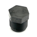 3/8" NPT Black HDPE Plug