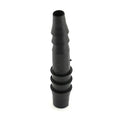 1/4" Hose ID x 3/16" Hose ID Black HDPE Reducer Connector