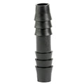 5/16" Hose ID x 5/16" Hose ID Black HDPE Connector