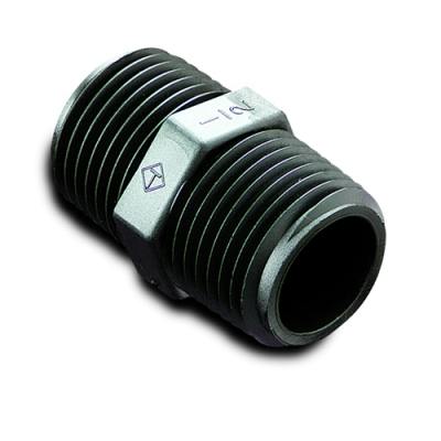 1/2" MNPT x 1/2" MNPT Black HDPE Nipple