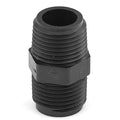 3/8" MNPT x 3/8" MNPT Black HDPE Nipple