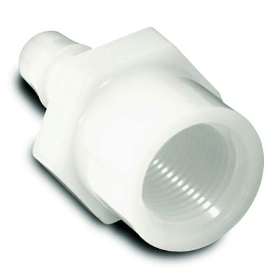 1/4" FNPT x 1/4" Hose ID Natural Nylon Female Adapter