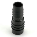 5/8" Hose ID x 1/2" Hose ID Black HDPE Reducer Connector