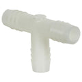 1/2" Hose Barb x 1/2" Hose Barb x 1/2" Hose Barb Natural Polypropylene Tee Connector