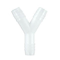 1/4" x 1/4" x 1/4" Y Polypropylene Connector