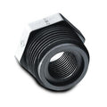 1/4" MNPT x 1/8" FNPT Black Polypropylene Reducer Bushing