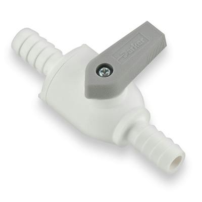 1/2" Hose Barb x 1/2" Hose Barb Par-Barb® Polypropylene Ball Valve