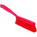13" Red Polypropylene Vikan® Edge Bench Brush with Medium Polyester Bristles