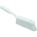 13" White Polypropylene Vikan® Edge Bench Brush with Medium Polyester Bristles