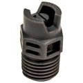 40° Gray PVDF Flat Fan 1/4" MNPT Spray Nozzle - Size 06